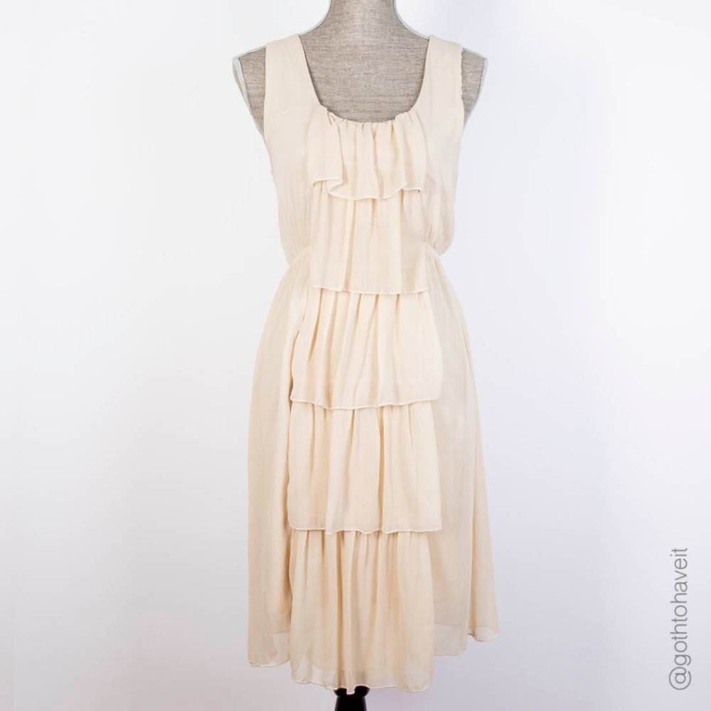 🎀 SHEER RUFFLE TIER DRESS 🎀